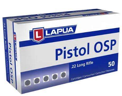 Ammunition Lapua Ammunition Ready Series 22LR .22 LR PISTOL OSP - BOX 50 RDS